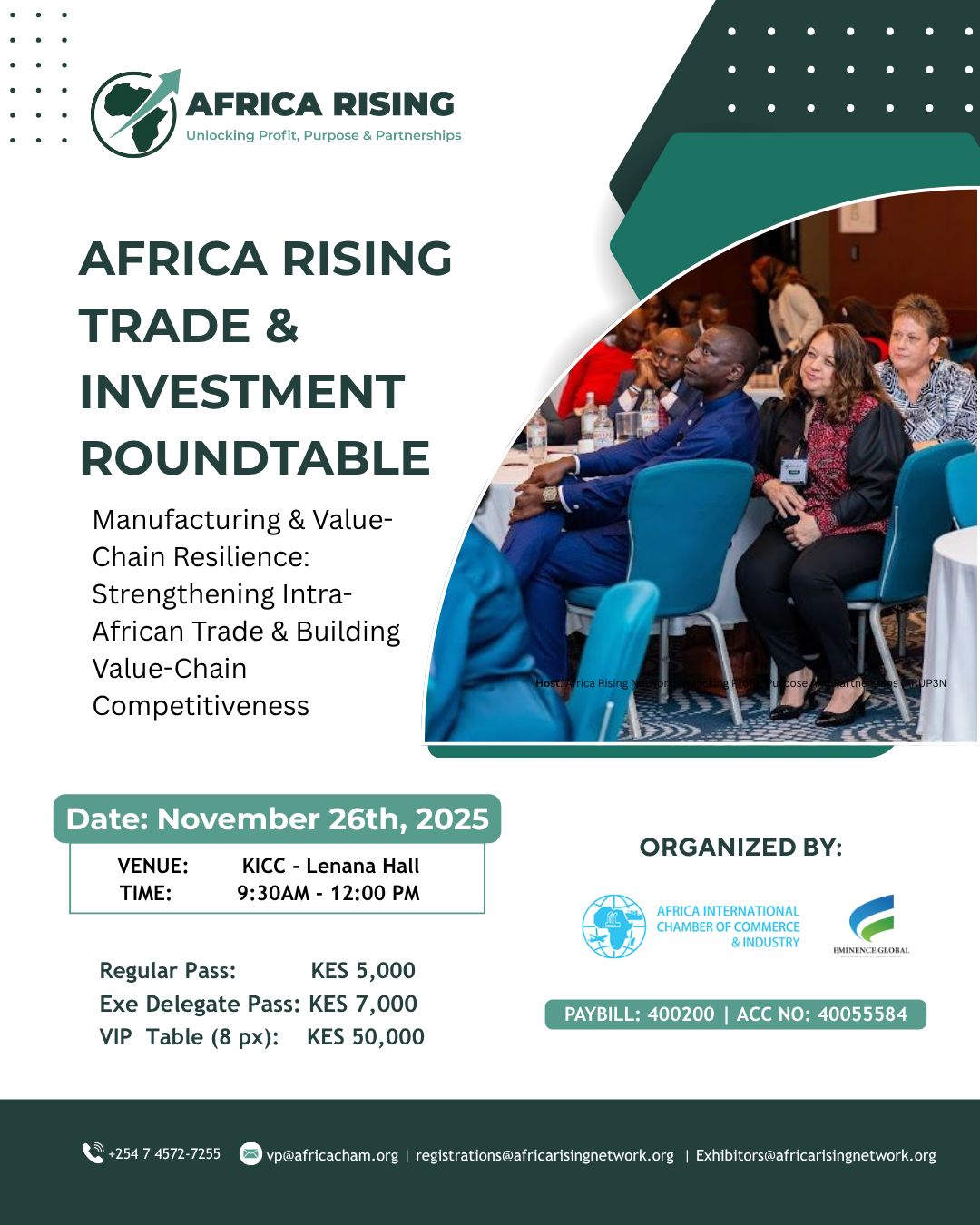 AFRICA RISING TRADE & INVESTMENT ROUNDTABLE